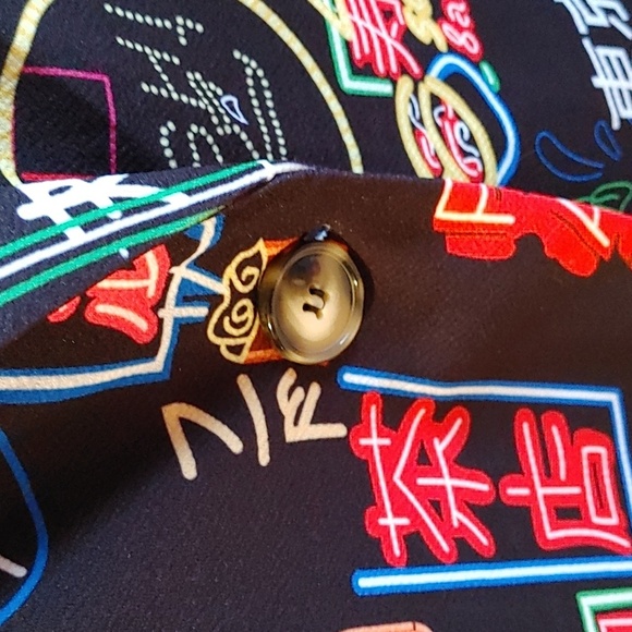 Graffiti Pop Art Neon Sushi Women's Jacket/Blazer Size Large - Picture 6 of 8